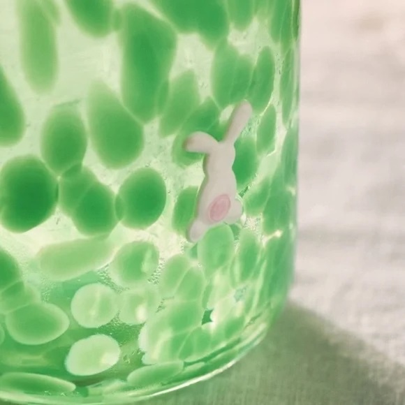 NWT Anthropologie Icon Juice Glass Bunny Confetti Edition Easter - Picture 2 of 2